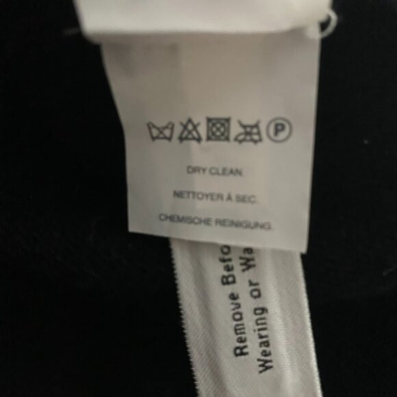 J. Crew black tie front bow black boat neck sweater XXS wool blend NWT - Picture 8 of 8